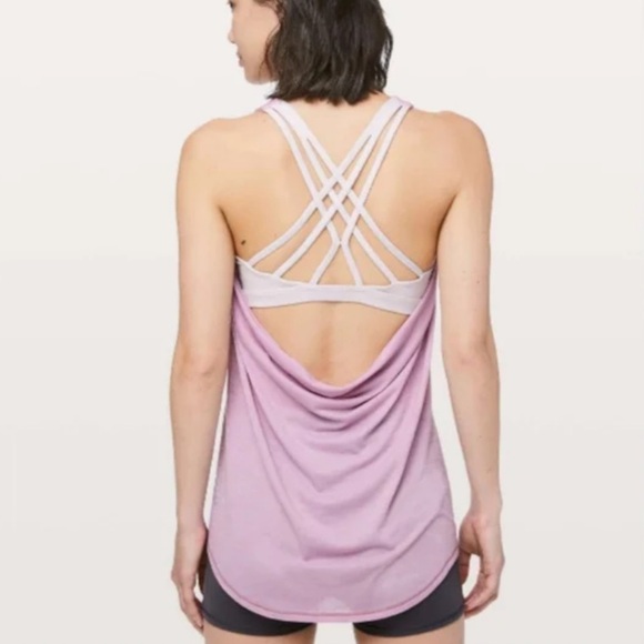 Lululemon slay the studio 2 in 1 strappy tank 3060 - Picture 1 of 8